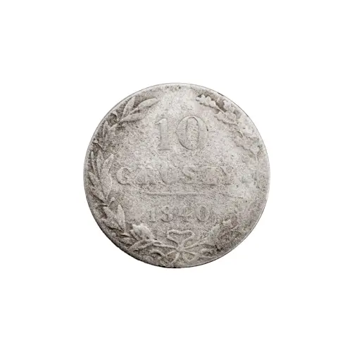 Польша - 10 грошей 1840 года MW (Серебро 0.192)