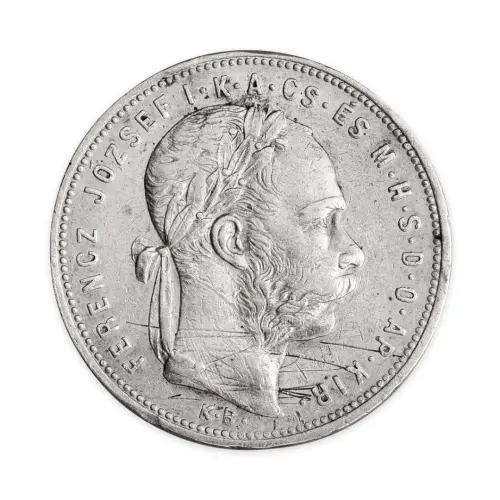 Венгрия 1 форинт 1881 года - Серебро 0.900