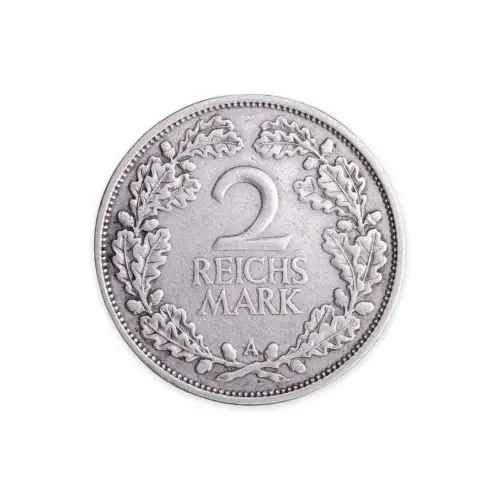 Германия 2 рейхсмарки 1926 года - Серебро 0.500 (A)