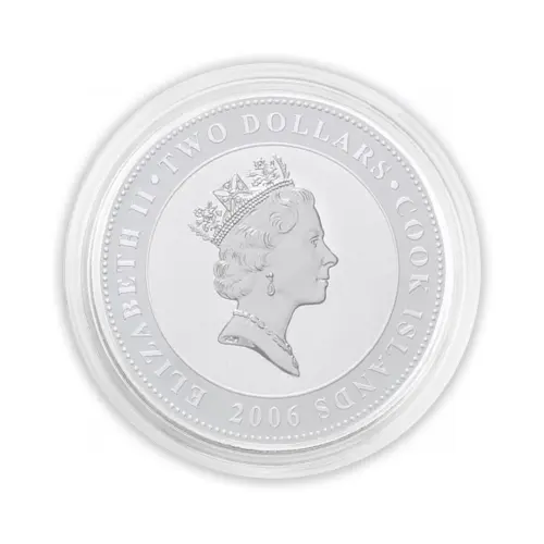 Острова Кука 2 доллара 2006 года - Поэты серебряного века - Борис Пастернак_1