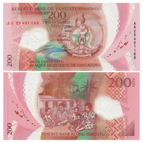 Вануату - Полимерная банкнота 200 вату 2020 года