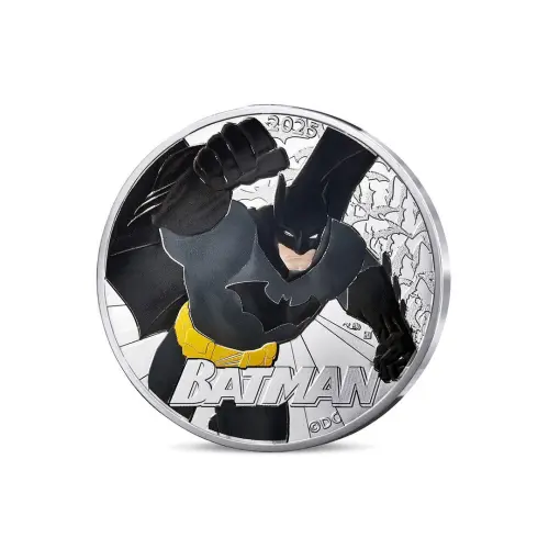 Франция - Набор из 9 монет 10 евро 2025 года - DC Comics (Серебро 0.333)_4