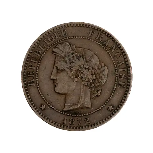 Франция - 10 сантимов 1872 года (A)_1