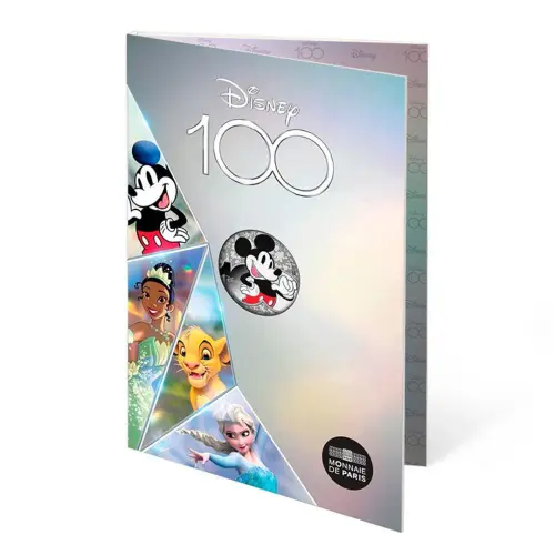 Франция 10 евро 2023 года - 100 лет компании Walt Disney. Микки Маус (Серебро 0.333)
