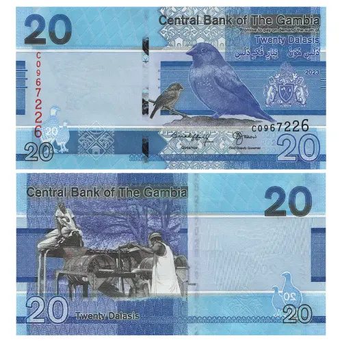 Гамбия - Банкнота 20 даласи 2023 года