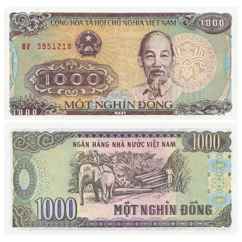 Вьетнам - Банкнота 1000 донг 1988 года