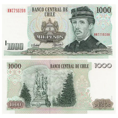Чили - Банкнота 1000 песо 2006 года