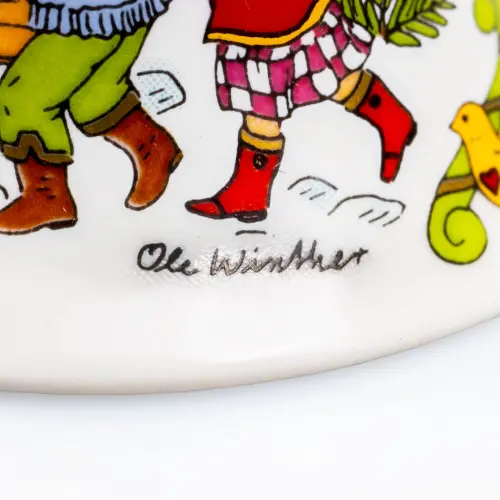 Рождественский колокольчик 2006 г., Hutschenreuther (германия), фарфор, 7см._10