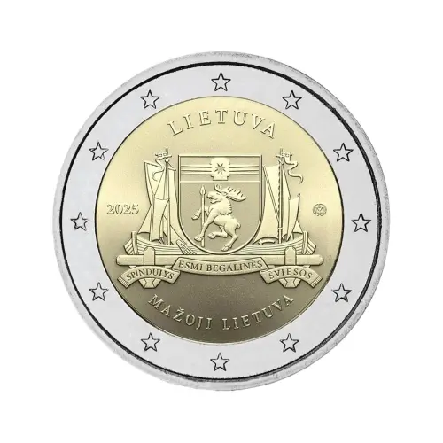 Литва 2 евро 2025 года - Литовские этнографические регионы - Малая Литва