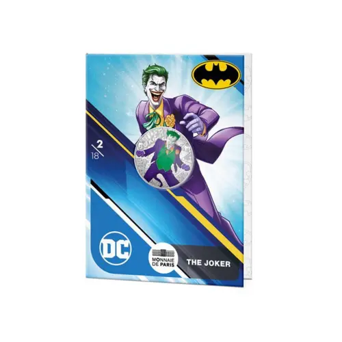 Франция - Набор из 9 монет 10 евро 2025 года - DC Comics (Серебро 0.333)_12