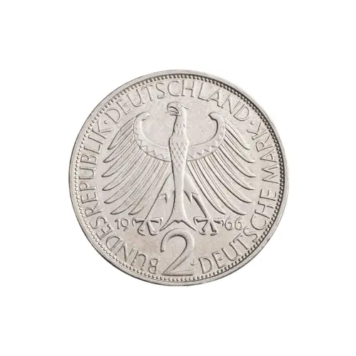 Германия 2 марки 1966 год - Макс Планк (J)_1