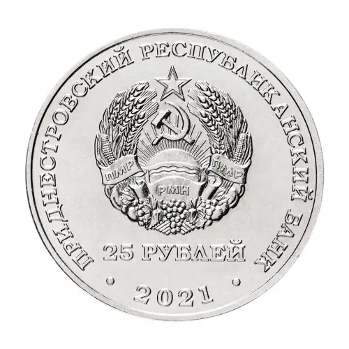 Приднестровье 25 рублей 2021 года - 2021 – Год молодёжи в Приднестровье_1