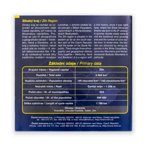 Чехия набор монет 2010 года + жетон Злинский край в буклете_1