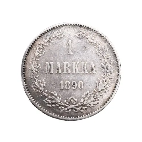 Финляндия - 1 марка 1890 года L (Серебро 0.868)