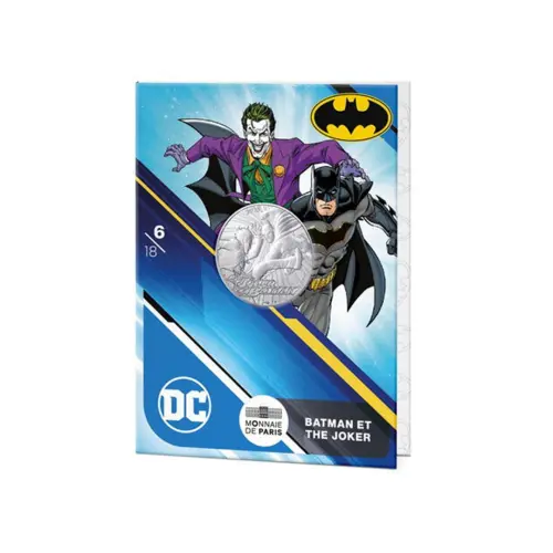 Франция - Набор из 9 монет 10 евро 2025 года - DC Comics (Серебро 0.333)_18