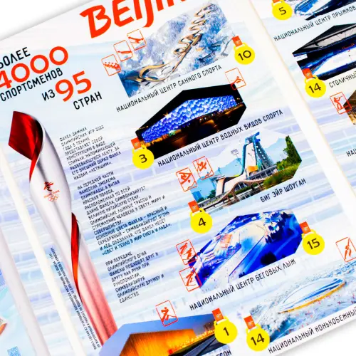 Альбом для набора банкнот и монет Китая Зимняя Олимпиада в Пекине 2022_8