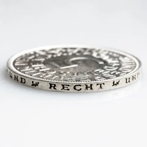 Германия 5 марок 1963 год G Карлсруэ - Серебро 0.625_4