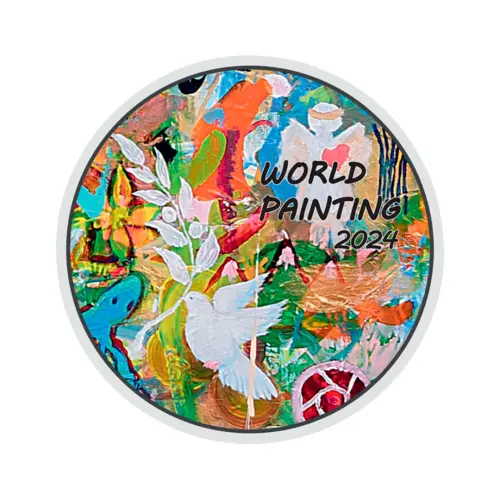 Казахстан 200 тенге 2024 год - WORLD PAINTING (Картина мира) (в буклете)