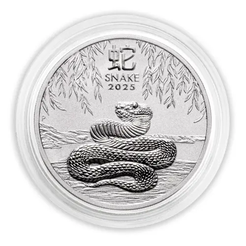 Австралия 1 доллар 2025 года - Год Змеи (Серебро 0.999)