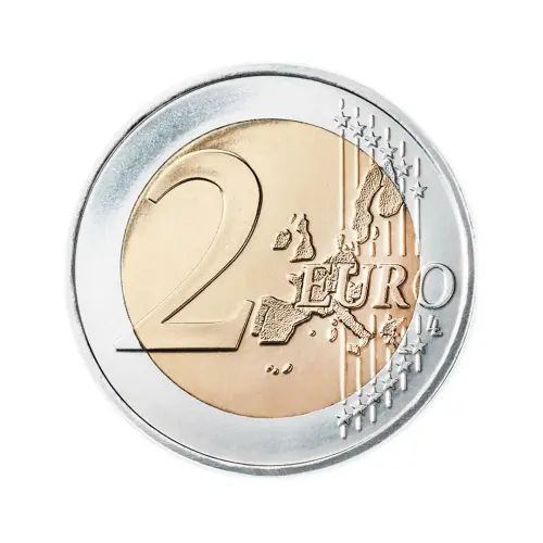 Эстония 2 евро 2022 года Василёк - национальный цветок Эстонии_1