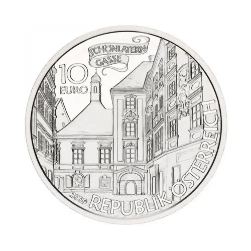 Австрия 10 евро 2009 года - Венский Василиск - в буклете (Серебро 0.925)_2