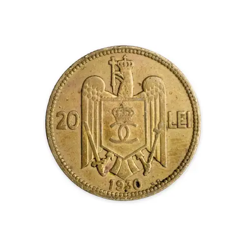 Румыния 20 лей 1930 года - Портрет Кароля II (KN)_1