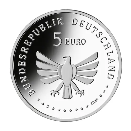 Германия 5 евро 2024 года - Жук-олень (D)_1