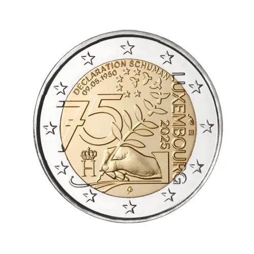 Люксембург - Набор из 2 монет 2 евро 2025 года_2