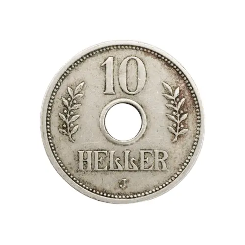 Германская Восточная Африка - 10 геллеров 1914 года J