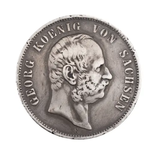 Германская империя (Саксония) - 5 марок 1903 года - E (Серебро 0.900)