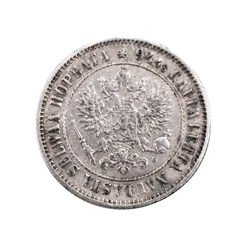 Финляндия - 1 марка 1890 года L (Серебро 0.868)_1
