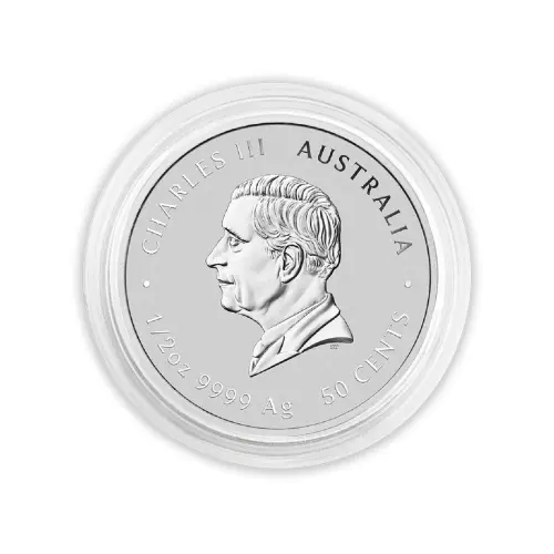 Австралия 50 центов 2025 года - Год Змеи (Серебро 0.999)_1
